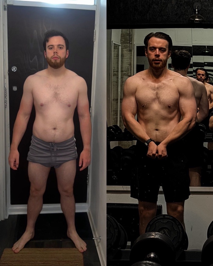 Harry Davies: before and after transformation with Strategic Gains